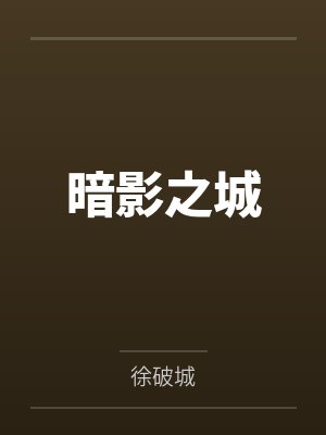 暗影之城封面