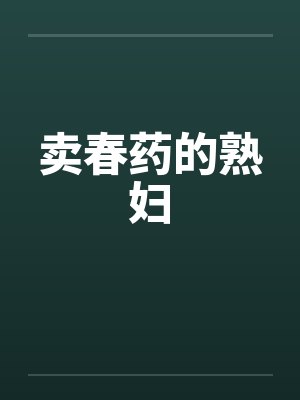 卖春药的熟妇封面