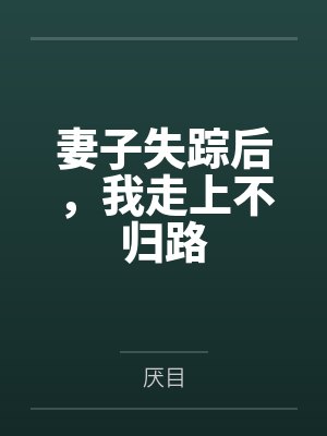 妻子失踪后，我走上不归路封面